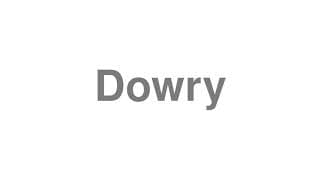 Dowry