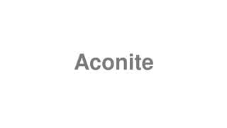 Aconite