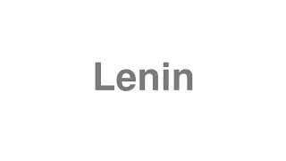 Lenin