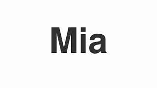 Mia
