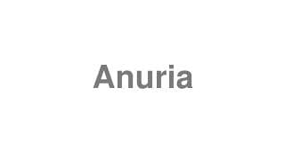 Anuria