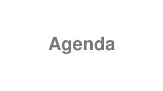 Agenda