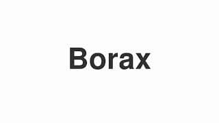 Borax