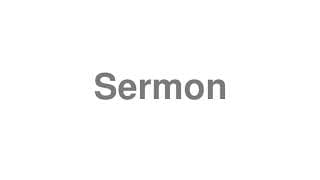 Sermon
