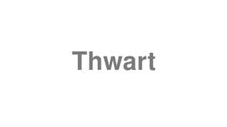 Thwart