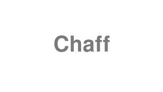 Chaff