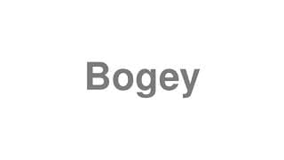 Bogey