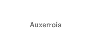 Auxerrois