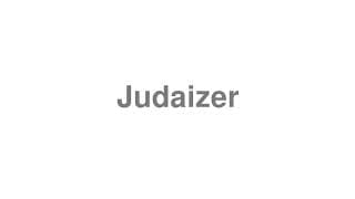 Judaizer