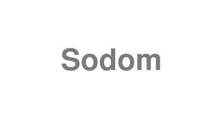 Sodom