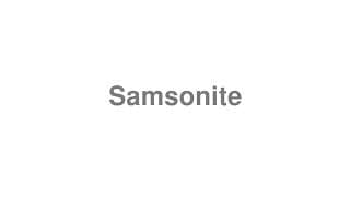 Samsonite