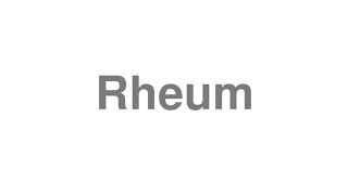 Rheum