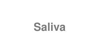 Saliva