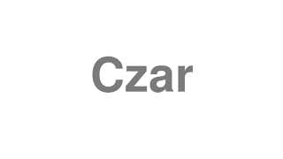 Czar