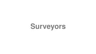 Surveyors