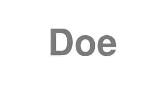Doe