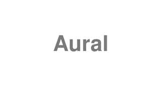 Aural