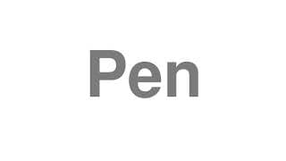 pen