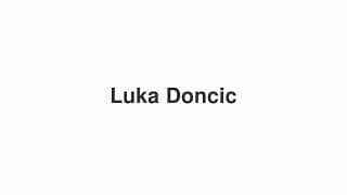 Luka Doncic
