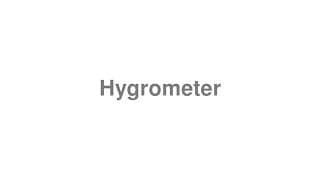 Hygrometer