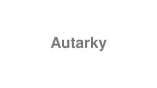 Autarky