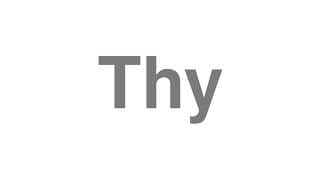 Thy
