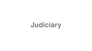 Judiciary