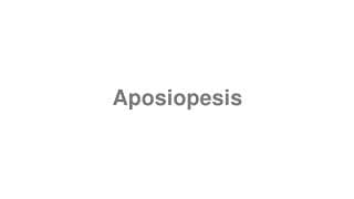 Aposiopesis