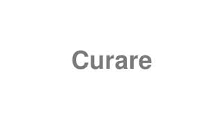Curare