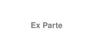 Ex Parte