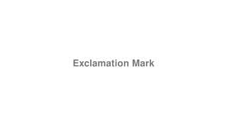 Exclamation Mark