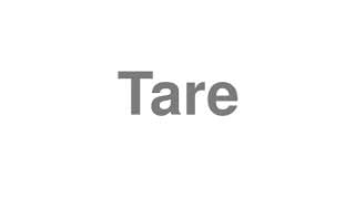 Tare