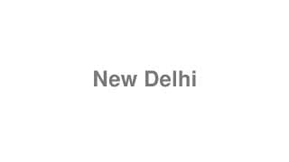 New Delhi