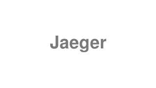 Jaeger