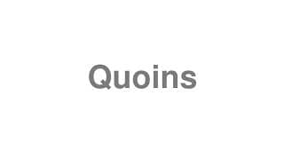 Quoins