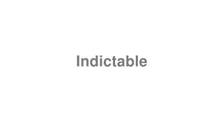 Indictable