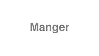 Manger
