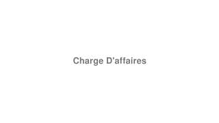 Charge D'affaires
