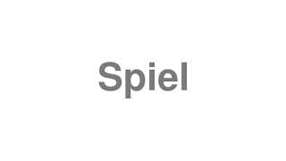 Spiel