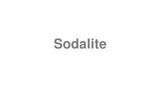 Sodalite
