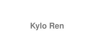 Kylo Ren