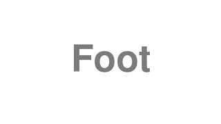 Foot