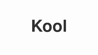 Kool