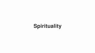 Spirituality
