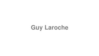 Guy Laroche