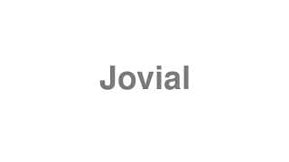 Jovial