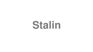 Stalin