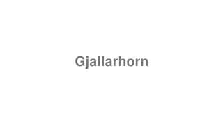 Gjallarhorn
