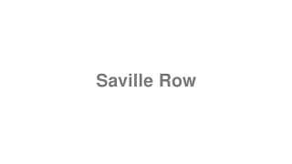 Saville Row