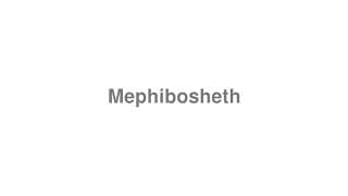 Mephibosheth